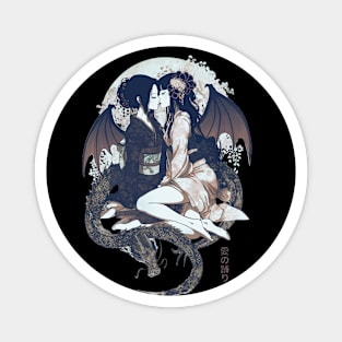 Two Geishas Kissing Graphic T-Shirt 08 Magnet